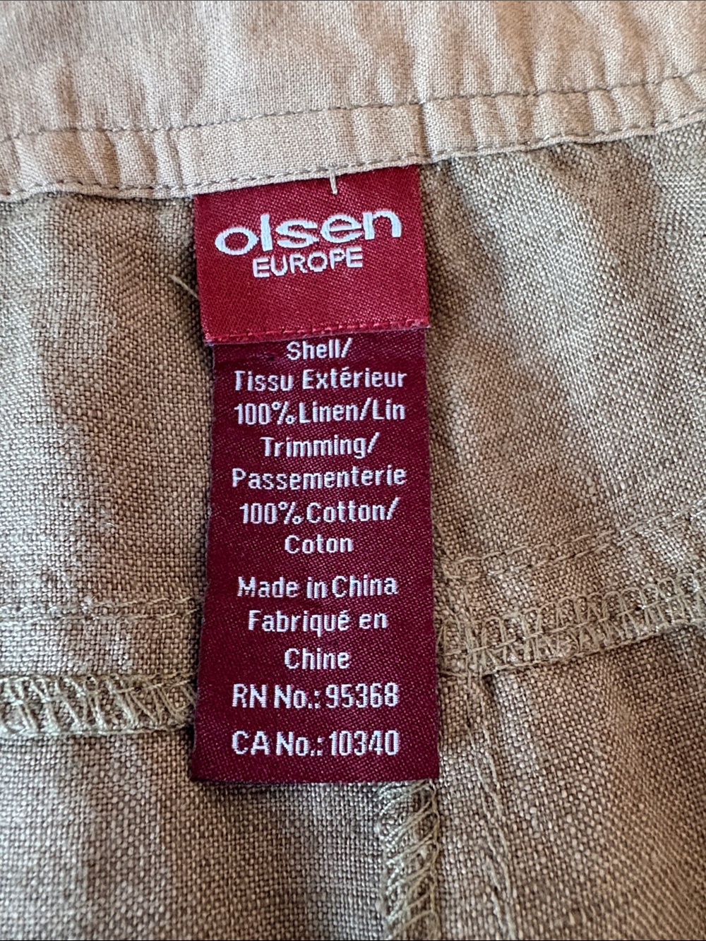 Relaxed Linen Drawstring Trousers - Picture 5 of 7